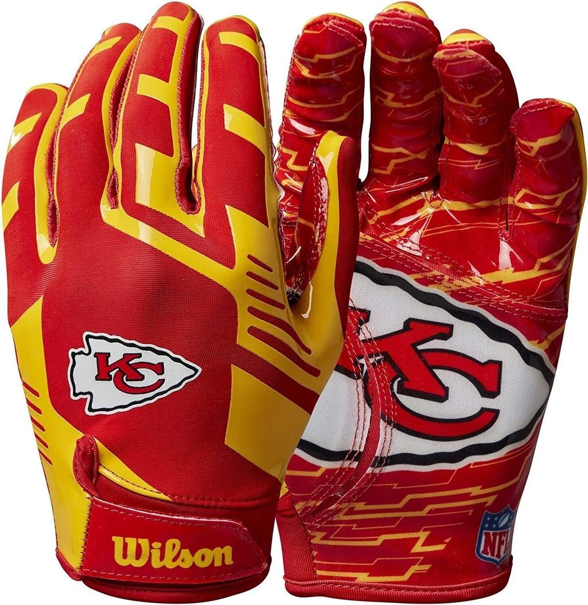 Wilson Stretch Fit Kansas City Chiefs Elkapó kesztyű, gyerek méret