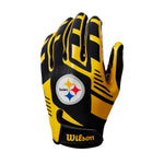 Wilson Stretch Fit Pittsburgh Steelers elkapó felnőtt méret Kesztyű