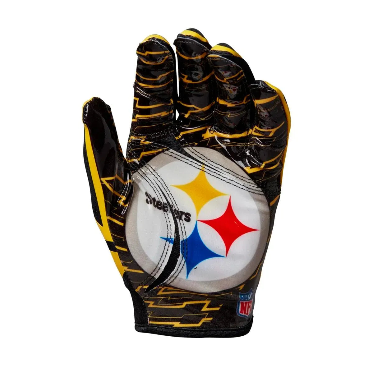 Wilson Stretch Fit Pittsburgh Steelers elkapó felnőtt méret Kesztyű