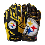 Wilson Stretch Fit Pittsburgh Steelers Elkapó kesztyű, gyerek méret