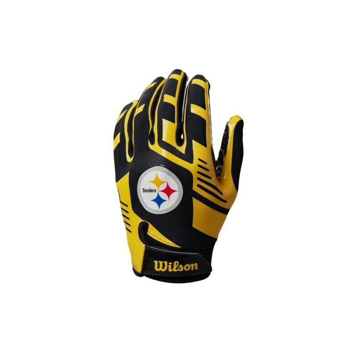 Wilson Stretch Fit Pittsburgh Steelers Elkapó kesztyű, gyerek méret