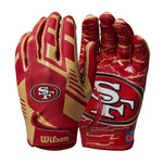 Wilson Stretch Fit San Francisco 49ers Elkapó kesztyű, gyerek méret