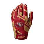 Wilson Stretch Fit San Francisco 49ers Elkapó kesztyű, gyerek méret