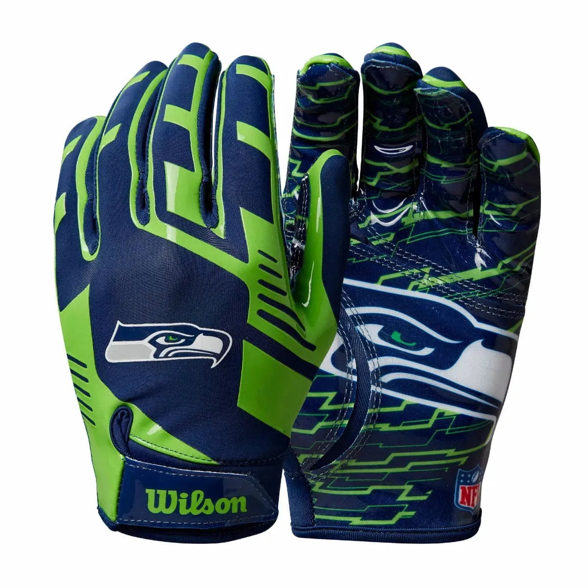 Wilson Stretch Fit Seattle Seahawks Elkapó kesztyű, gyerek méret