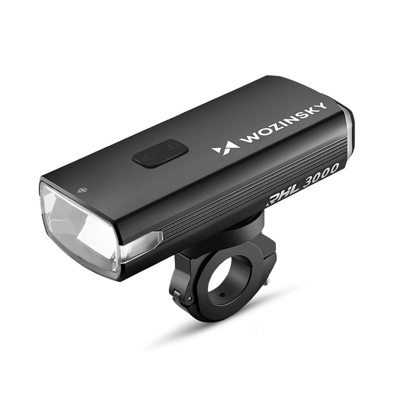 Wozinsky Front Bike Light + USB-C Cable (3000 lm) - Black fekete kiegészítő 304004-184329