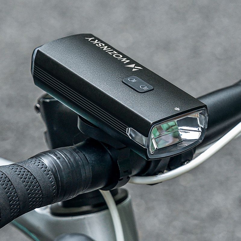 Wozinsky Front Bike Light + USB-C Cable (3000 lm) - Black fekete kiegészítő 304004-184329