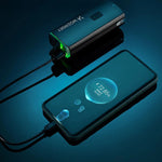 Wozinsky Front Bike Light + USB-C Cable (3000 lm) - Black fekete kiegészítő 304004-184329