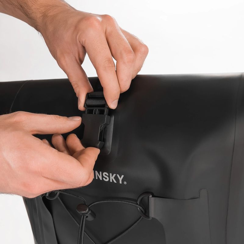 Wozinsky Waterproof Bike Pannier 25L Black ( ) fekete táska 5907769301490-81688
