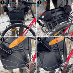 Wozinsky Waterproof Bike Pannier 25L Black ( ) fekete táska 5907769301490-81688