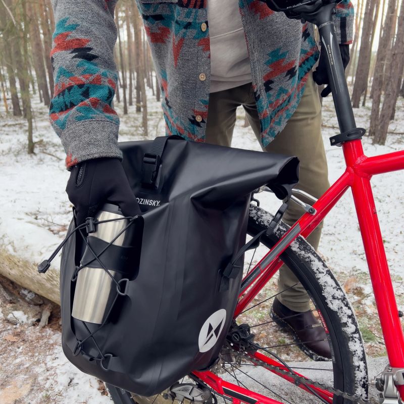Wozinsky Waterproof Bike Pannier 25L Black ( ) fekete táska 5907769301490-81688