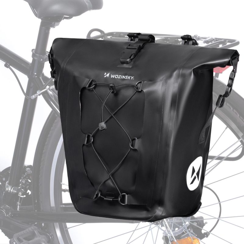 Wozinsky Waterproof Bike Pannier 25L Black ( ) fekete táska 5907769301490-81688