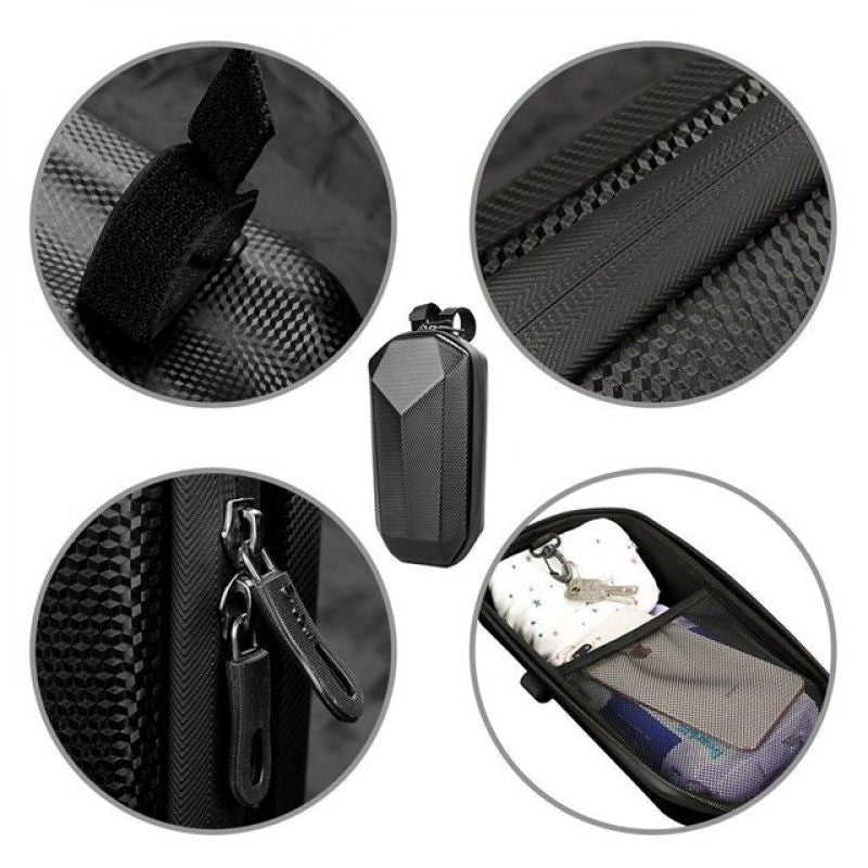 Wozinsky Waterproof Scooter Handlebar Bag, Scooter Bag, 4 L, ( ) fekete táska WSB2BK