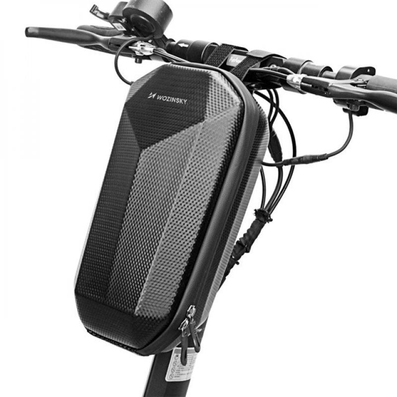 Wozinsky Waterproof Scooter Handlebar Bag, Scooter Bag, 4 L, ( ) fekete táska WSB2BK