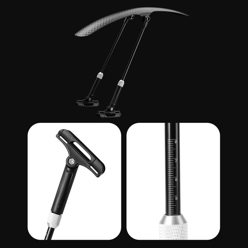Wozinsky WBR-01 universal adjustable bicycle fender - black fekete kiegészítő 304004-198902