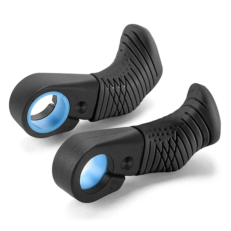Wozinsky WGR-M22 MTB Bike Grips 22.2 mm Ergonomic Thumb Grips - Black fekete kiegészítő 304004-210721