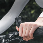Wozinsky WGR-M22 MTB Bike Grips 22.2 mm Ergonomic Thumb Grips - Black fekete kiegészítő 304004-210721