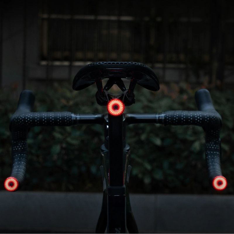 Wozinsky WIS-01 Waterproof Smart Tail Lights 2 pcs - Black fekete kiegészítő 304004-198906
