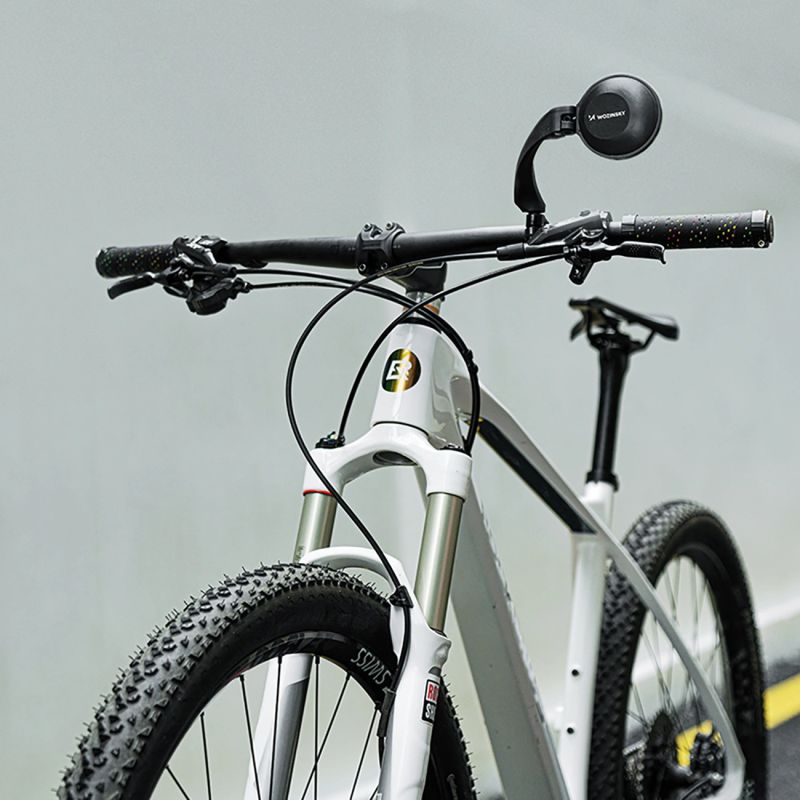 Wozinsky WLR-01I Rearview Left Bicycle Mirror - Black fekete kiegészítő 304004-198886