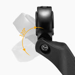 Wozinsky WLR-01I Rearview Left Bicycle Mirror - Black fekete kiegészítő 304004-198886