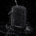 Wozinsky WMS-W1 Unisex Mini Shoulder Bag Waterproof Dual-Compartment for Phone - Black fekete kiegészítő 304004-201372