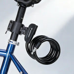 Wozinsky WPB-01R Portable Bike Lock with Anti-Theft Cable and 2 Keys for Electric Bikes and Motorcycles - Black fekete kiegészítő 304004-199009