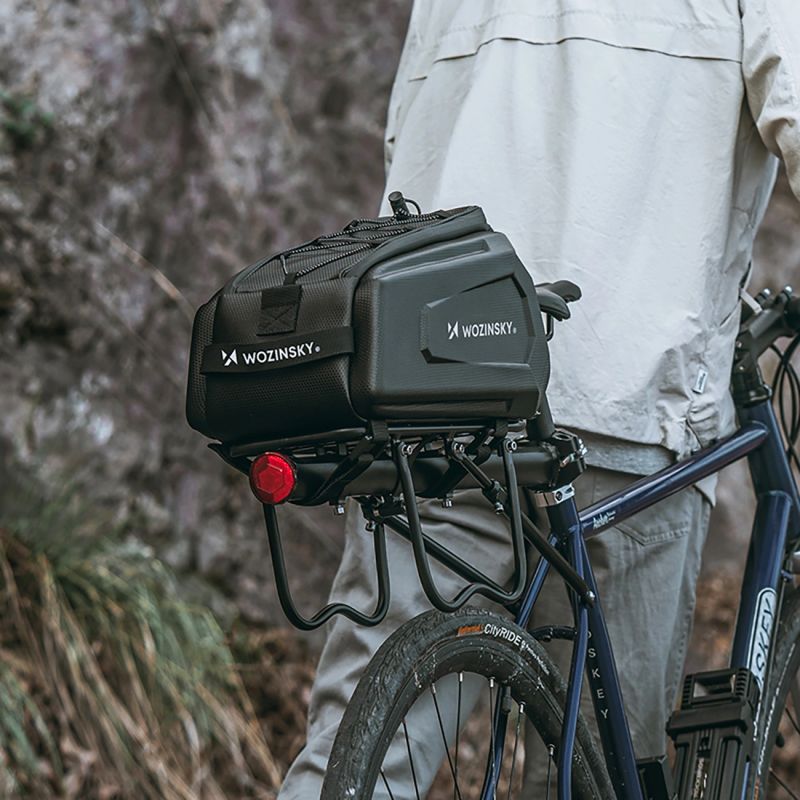 Wozinsky WSR-01B Bicycle Pannier for Trunk 9l - Black fekete kiegészítő 304004-198905