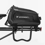 Wozinsky WSR-01B Bicycle Pannier for Trunk 9l - Black fekete kiegészítő 304004-198905