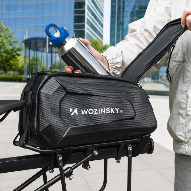 Wozinsky WSR-01B Bicycle Pannier for Trunk 9l - Black fekete kiegészítő 304004-198905