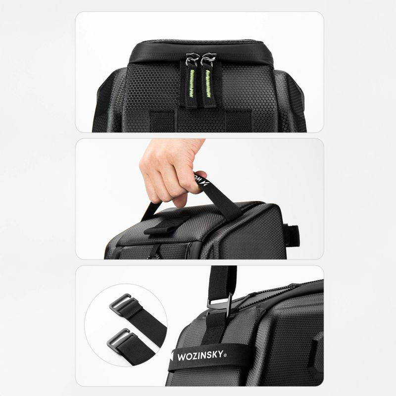 Wozinsky WSR-01B Bicycle Pannier for Trunk 9l - Black fekete kiegészítő 304004-198905