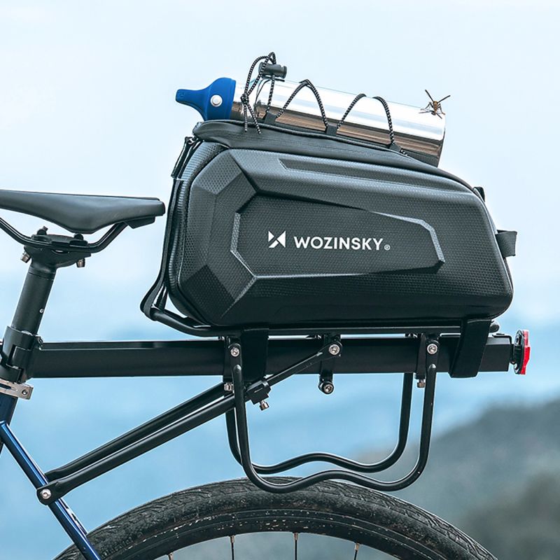 Wozinsky WSR-01B Bicycle Pannier for Trunk 9l - Black fekete kiegészítő 304004-198905