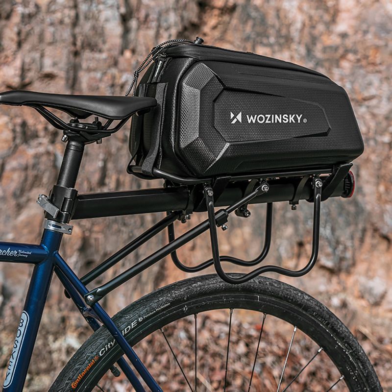 Wozinsky WSR-01B Bicycle Pannier for Trunk 9l - Black fekete kiegészítő 304004-198905