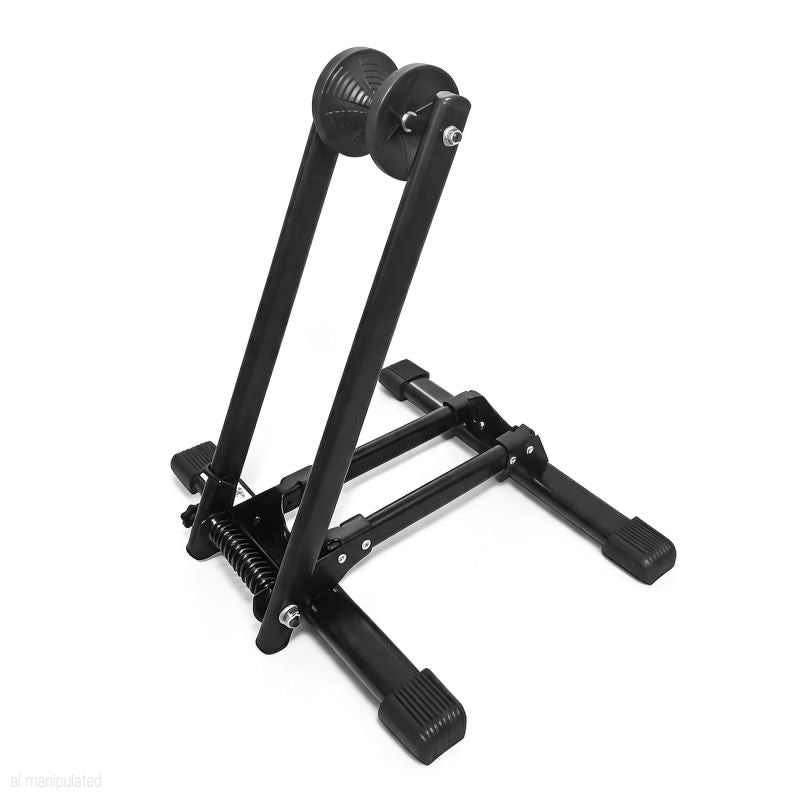 Wozinsky WSR-03 Folding Bike Stand for 20-27.5 Inch Bikes with Wheel Support - Black fekete kiegészítő 304004-210641