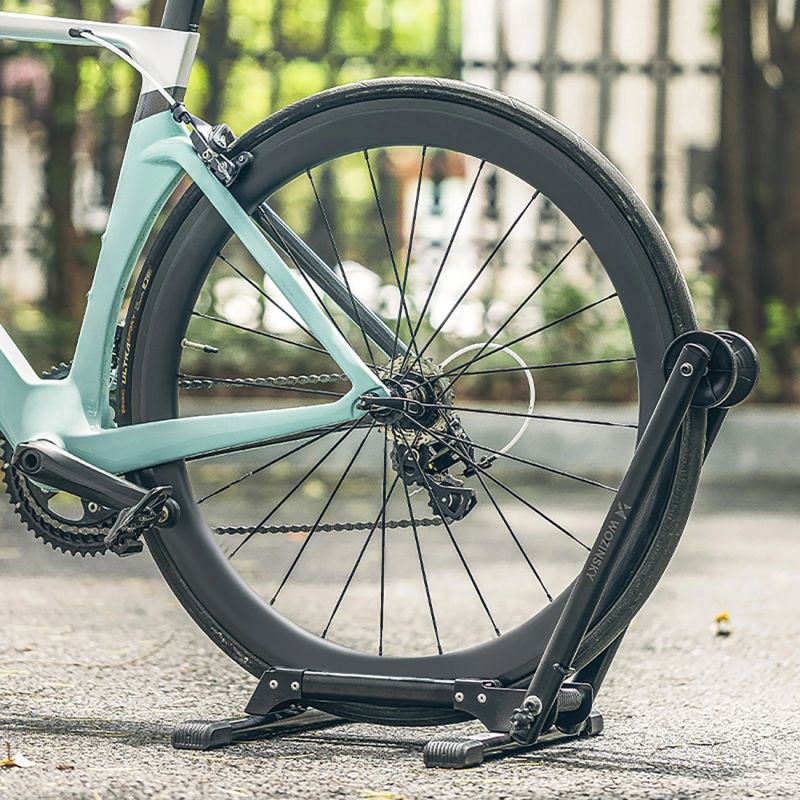 Wozinsky WSR-03 Folding Bike Stand for 20-27.5 Inch Bikes with Wheel Support - Black fekete kiegészítő 304004-210641