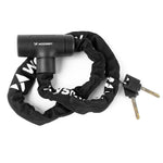 Wozinsky WZR-K2 Keyed Chain Bicycle Lock - Black fekete kiegészítő 304004-210637
