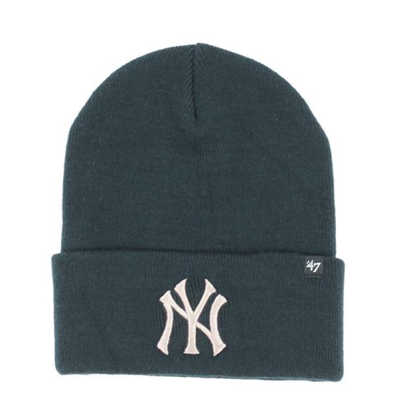 47 Brand MBL New York Yankees Blue Beanie Hat for Women/Men (B-HYMKM17ACE-NY) General