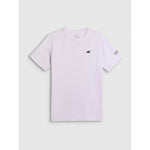 4F Men's regular plain T-shirt ruházat