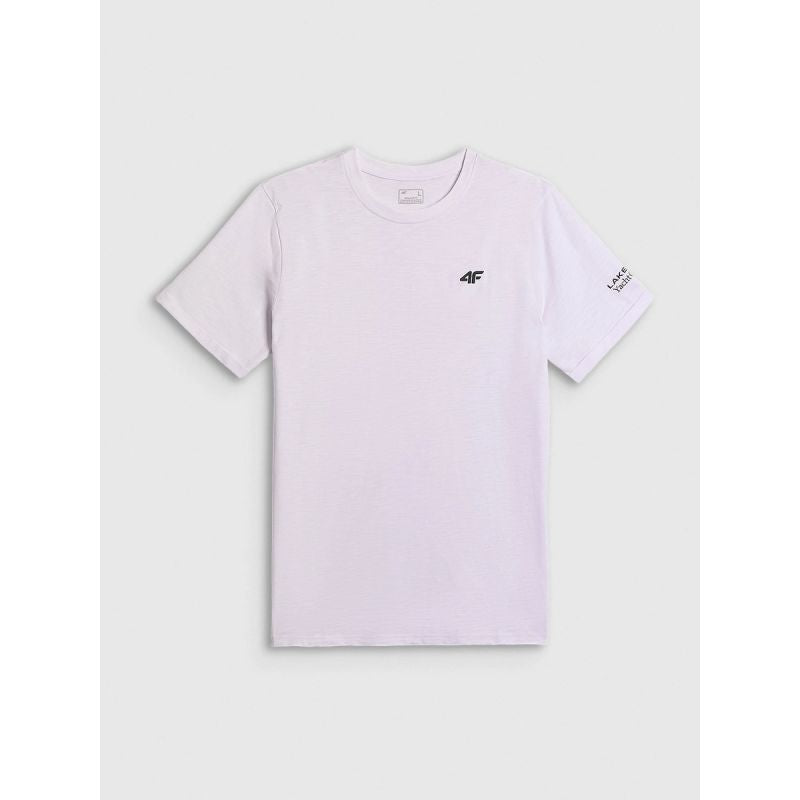 4F Men's regular plain T-shirt ruházat