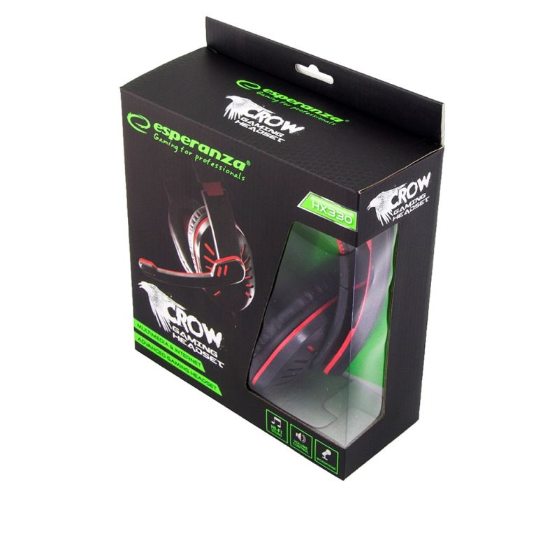 head Esperanza headphones (black, ) piros kiegészítő EGH330R