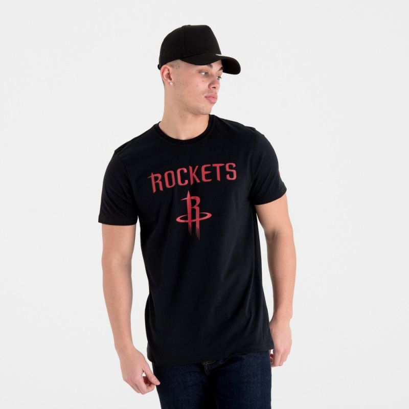 New Era NBA Houston Rockets T-shirt - fekete póló