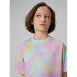 T-shirt with print for girls 4F 4FJRSS26TTSHF3826-90A 158/164 póló