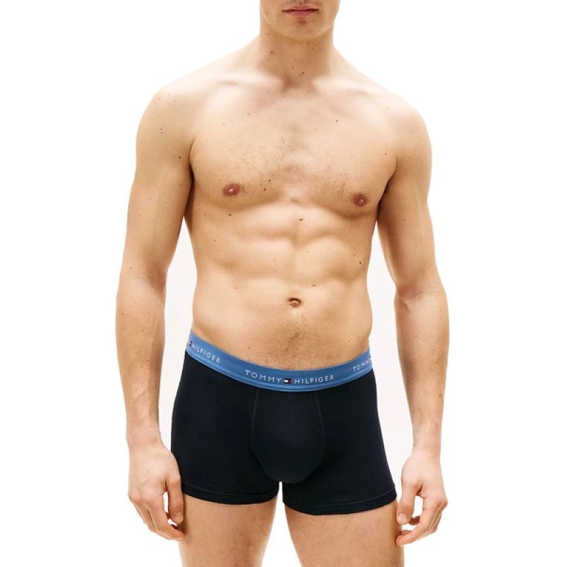 Tommy Hilfiger 3-Pack Men's Boxer Briefs Navy Blue Cotton Egyéb