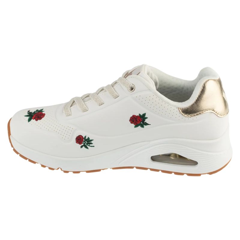 Skechers Uno – Champagne and Roses White fehér utcai cipő 177862-WRD