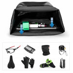 Rockbros AS-003-1BK waterproof bicycle bag with shoulder strap, front/rear mounting, 10-14l - black czarny kiegészítő -203522