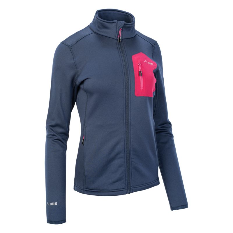 Elbrus Nomi Polaretec Sweatshirt W sötétkék pulóver