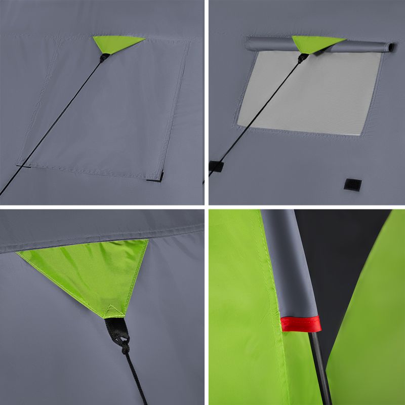 Nc6006 Green-Grey Discovery Nils Camp Tent szürke hátizsák