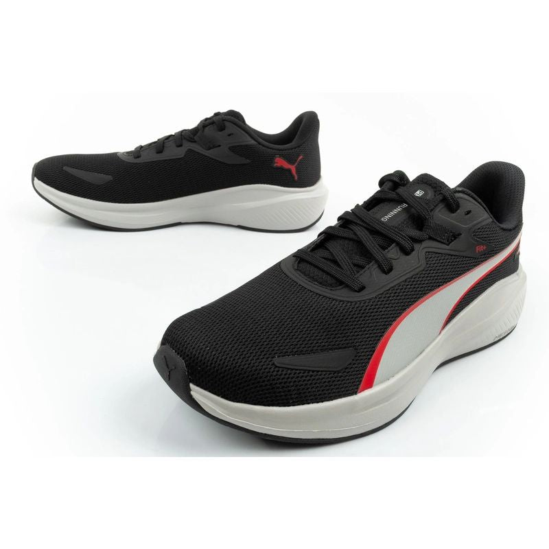 Puma Skyrocket Lite men's sports shoes, lightweight and comfortable, black fekete futócipő