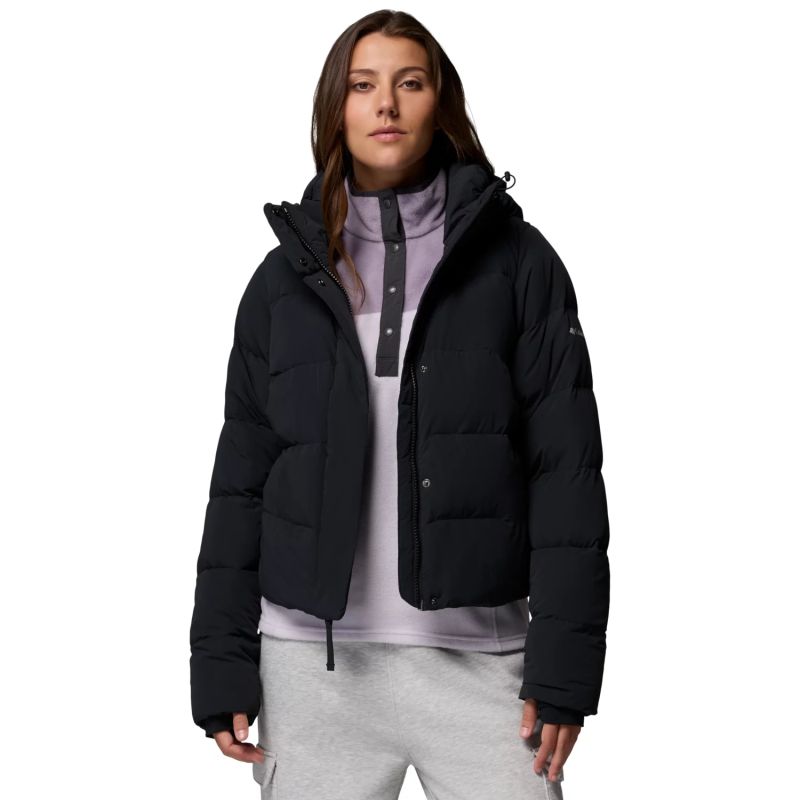 Columbia Amaze Puff Hooded Black fekete dzseki 2133714010