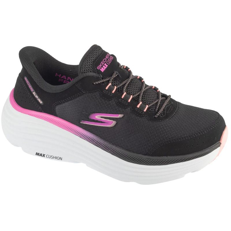 Skechers Slip-Ins: Max Cushioning Endeavour – Cardova Black, Size fekete cipő 129474-BKPK