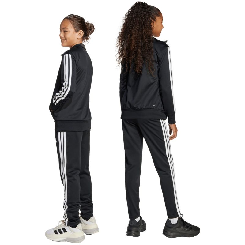 adidas Essentials Climacool Kids 3 Stripes Training Tracksuit 205 Black JD6502 General