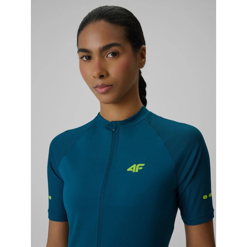 Women's cycling jersey with UPF50+ filter 4F